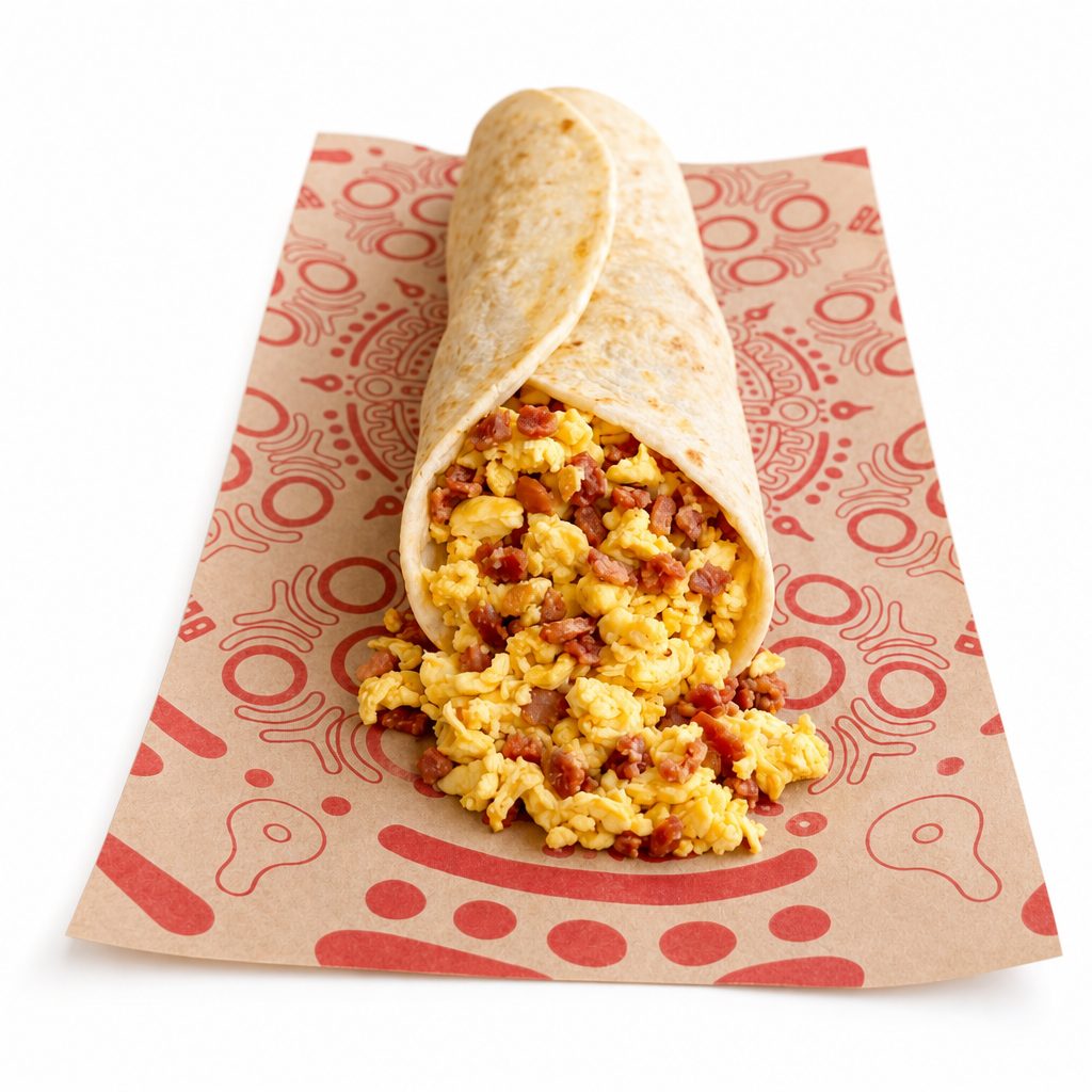 Breakfast Taco Bacon And Egg.