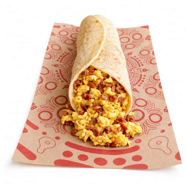 Breakfast Taco Bacon And Egg.