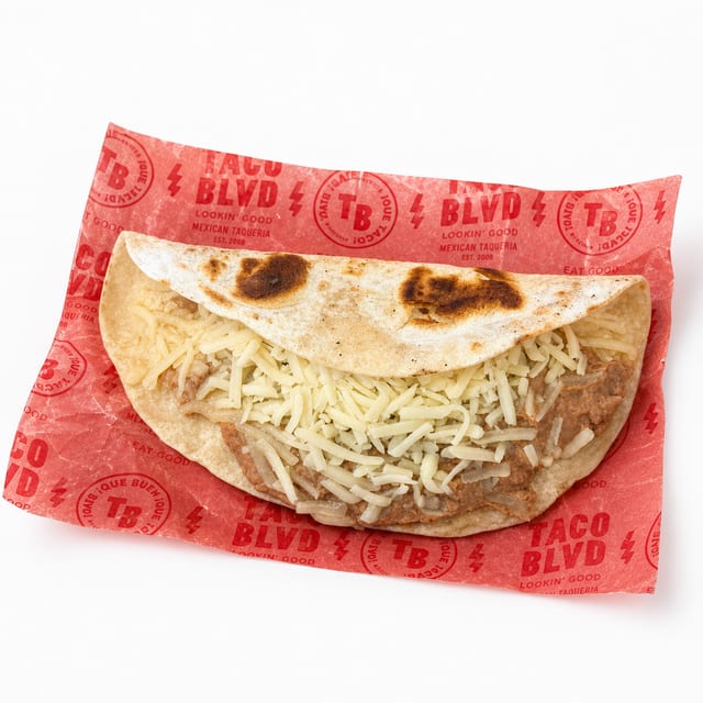 Taco 8" Bean and Chesse.