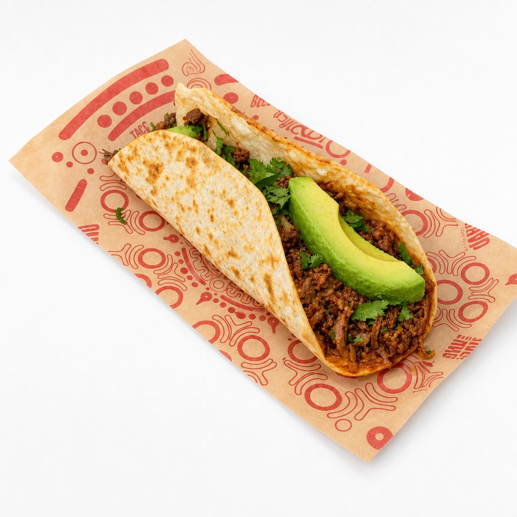 Taco 8" Pastor Flour Tortilla.