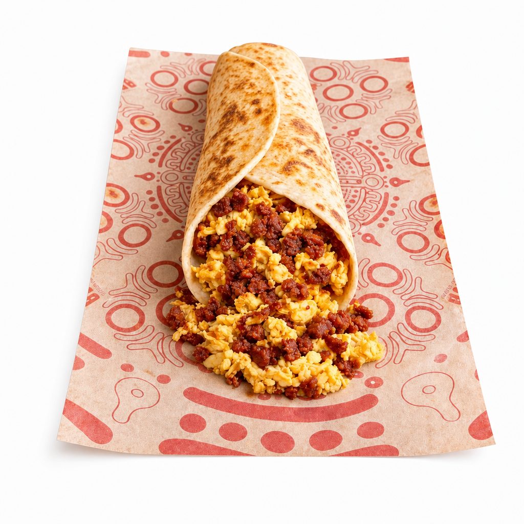 Breakfast Taco Chorizo And Egg.
