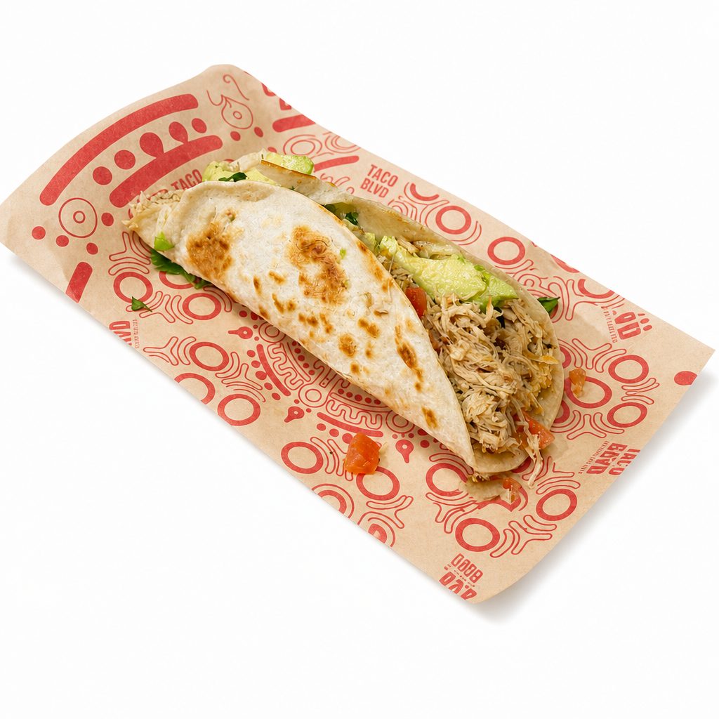 Taco 8" Chicken Flour Tortilla.
