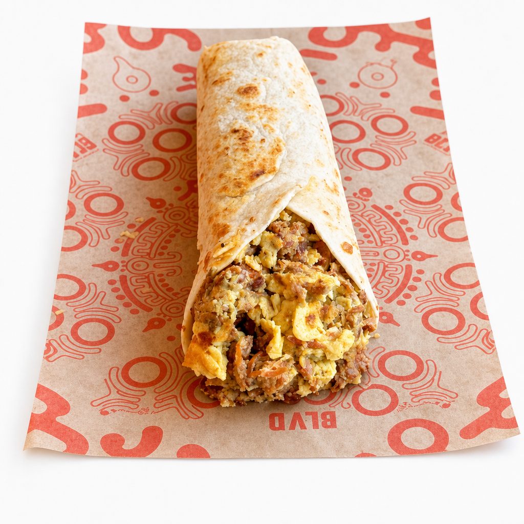 Breakfast Taco Chicharron And Egg.